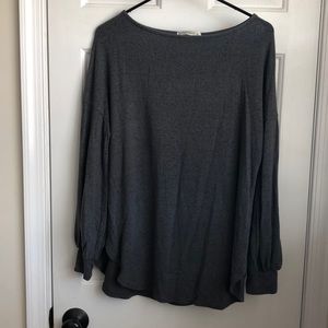 Emerald sweater, button detail on sleeves